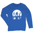 thumbnail image 5 of Alien Bigfoot Loch Ness Monster Moon Women's Long Sleeve T-shirt Funny Space UFO Hunter Sasquatch Yeti Dinosaur Nerd Believe, 5 of 7