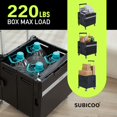 thumbnail image 3 of Carrito Utility SUBICOO Plegable con Tapa y Ruedas, 3 of 9