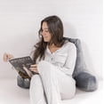 thumbnail image 2 of Milliard Reading Pillow with Shredded Memory Foam, Large Adult Backrest with Arms, Back Support for Sitting Up in Bed with Washable Cover (Sit up Pillow), 2 of 9