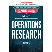 MS-51 Operations Research, (Paperback)