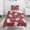 Christmas Corgi, variant on Chihuahua and Flower Florals Duvet Cover and Pillowcase Set for Single Bedding, Bedroom Accessories for Kids Teens