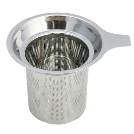 

iaksohdu Stainless Steel Mesh Tea Infuser Cup Strainer Loose Tea Leaf Filter Sieve