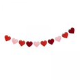 thumbnail image 1 of Paquete de 2 a 4 Decoraciones de Guirnaldas para Puerta con Pancarta de Corazón pa Valentín en El Hogar 3 piezas Baoblaze Banderas del corazón, 1 of 8