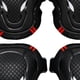 thumbnail image 3 of Juego de equipo de protección para montar en bicicleta de ciclismo para niños adultos de 6 piezas, M negro y rojo Zulema Protector de patinaje al aire libre, 3 of 7