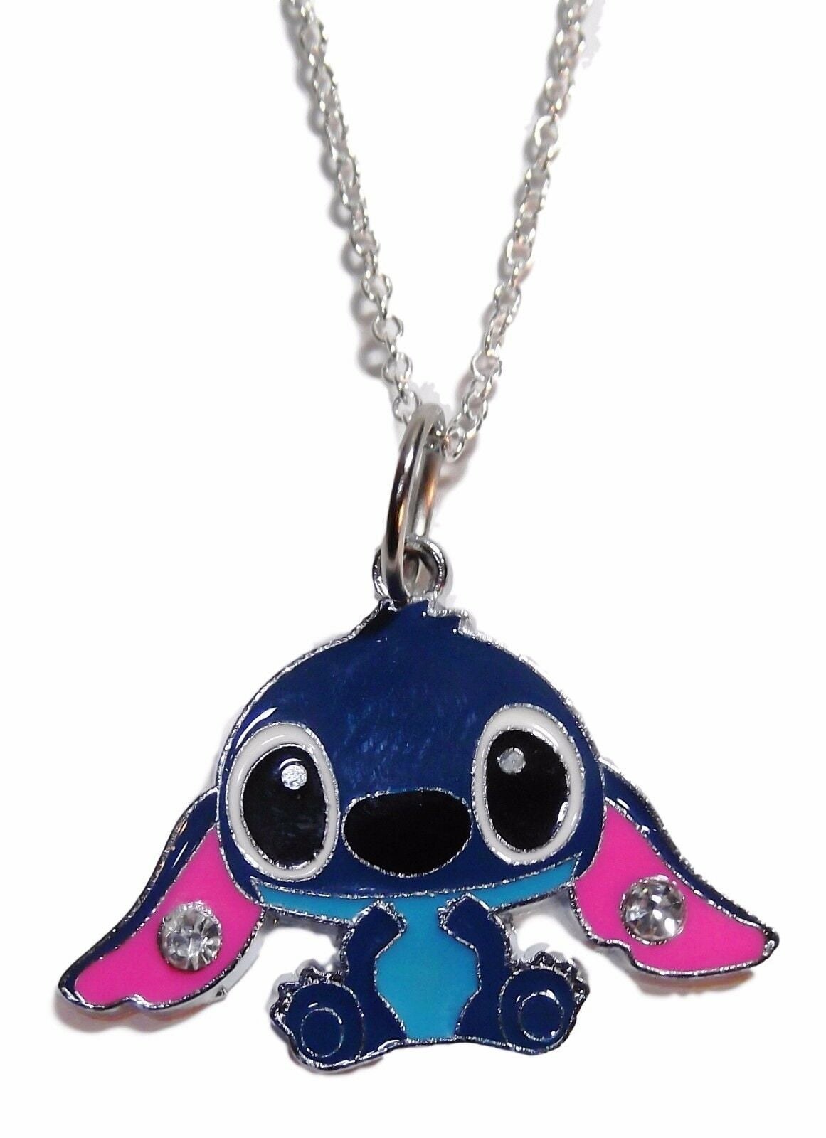 Lilo & Stitch Movie STITCH Character Enamel Pendant with 17" Chain