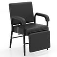 thumbnail image 6 of Adjustable Heavy Duty Reclining Shampoo Chair with Leg Support Salon Beauty Spa for Barber Shop(Black), 6 of 19