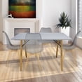 thumbnail image 3 of Mesa de Comedor Frankfurt Mundo In Rectangular 120X70 Gris, 3 of 8