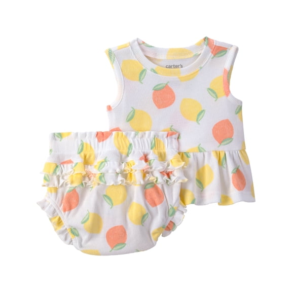 Carter's Child of Mine Baby Girl Outfit Set, 2-Piece, Sizes 0/3-24 Months