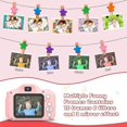 thumbnail image 5 of Kids Camera For Girls, 1080p Hd 2.0 Inch Screen Kids Digital Camera With 32gb Sd Card, Birthday Christmas Kids Toy Gift Selfie Kids Camera For 3-12 YePink, 5 of 5