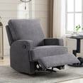 thumbnail image 2 of Bonzy Home Recliner Chair, Adjustable Backrest, Modern Design – Comfortable Manual Recliner for Living Room, Bedroom & Office, Gray, 2 of 7