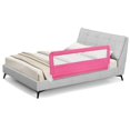 thumbnail image 3 of Spaco 59 Inch Folding Breathable Baby Bed Rail Guard with Safety Strap, Bed Rail for Queen, King, Twin, and Bunk Size Beds, Pink, 3 of 6