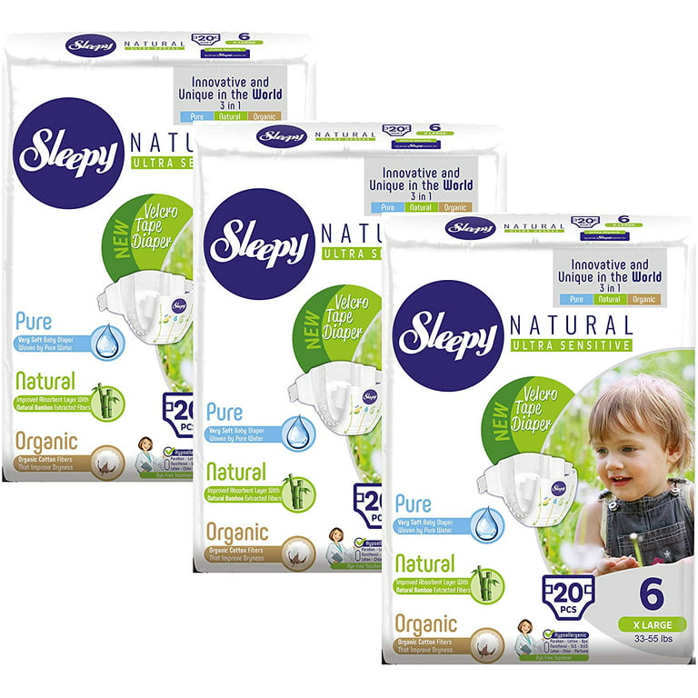 Size 2 Ultra-Absorbent Natural Baby Diapers