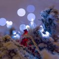thumbnail image 2 of Morttic Christmas Fairy String Lights ndoor Outdoor, 33ft 100 LED Christmas Lights with 8 Modes Extendable Twinkle String Lights for Wedding Xmas Tree Room Bedroom Decorations, White, 2 of 8