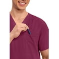 thumbnail image 3 of Cherokee Workwear Professionals Men Scrubs Top V-Neck WW695, 3 of 9