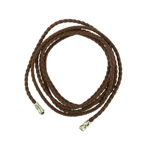 Vocoste 1 Pc Adjustable Waist Belt Elegant Weaving Woven Rope Belt Women Brown