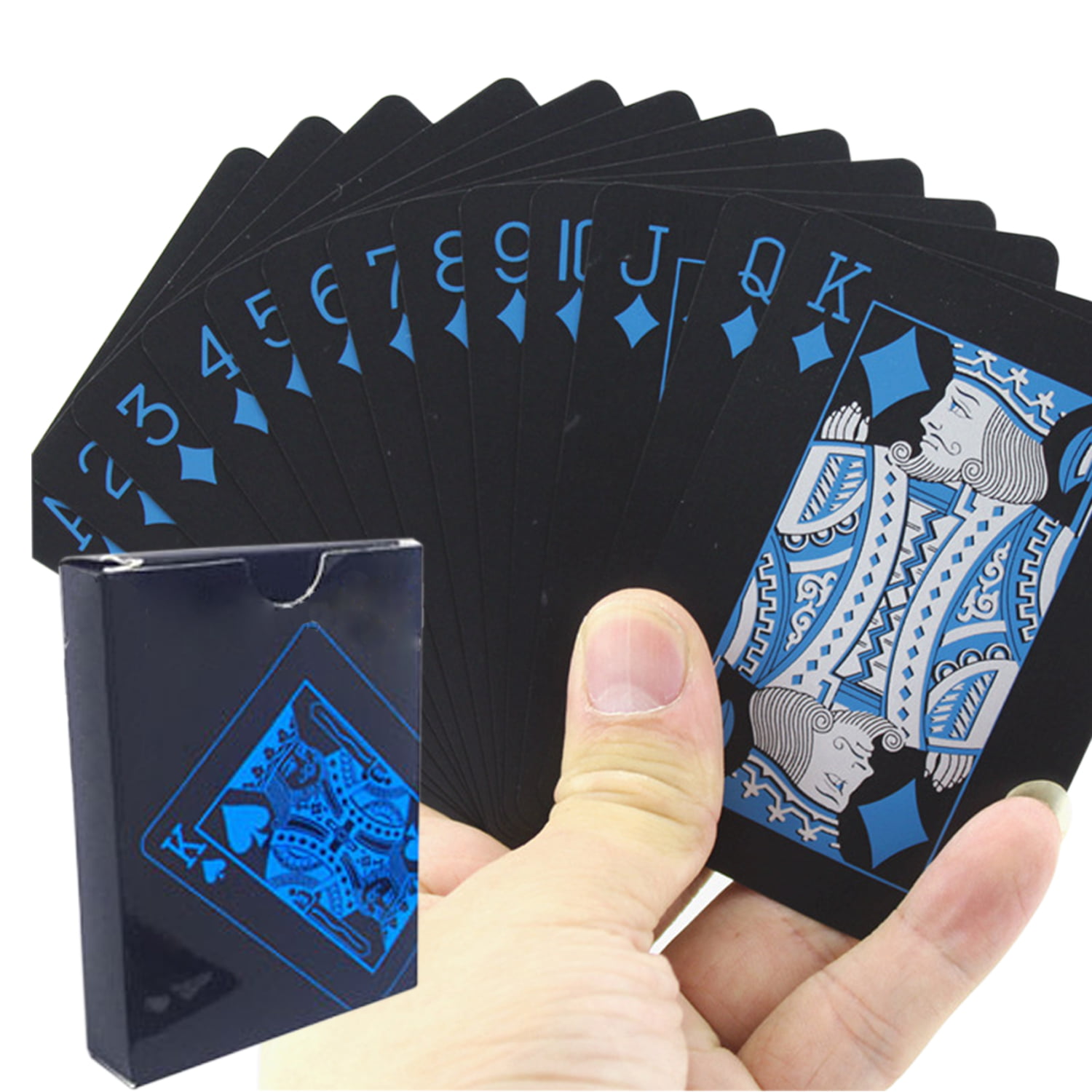 Portable PVC Waterproof Poker Playing Cards Set Travel Game Gift for Adults 