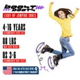 thumbnail image 3 of Madd Gear Light Up Boost Boots Kids Jumping Shoes - Bounce to the Moon - Fun & Fitness - Unisex, 3 of 12