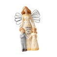 thumbnail image 5 of Fzaqwen Family Figurines Sculpture Craft Hand Painted Home Decor Tabletop Decoration for Mum and Kids, 5 of 9