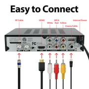 ATSC Digital TV Converter Box with TV Tuner, TV Recording, USB Multimedia Function, HDMI Output, by Mediasonic HomeWorx (HW250STB)