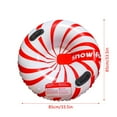 thumbnail image 3 of Inflatable Tube For Adults And Kids Heavy Duty Winter Sledding With Handles For Skiing Tubing Snowy, 3 of 7
