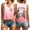 ZA Pink, variant on My Give A Damn Is Broken Shirt Womens T Shirts Sleeveless V Neck Comfortable Beach Casual Summer Tops for Women Multicolour L