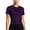 29# 1Pack:Dark Purple, variant on Womens Workout Shirts Athletic Running Yoga Short Sleeve Tops Tight Fit Breathable Crewneck,White,US Size M