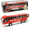 Red, variant on AUTERCO 12.5'' Yellow School Bus Toy Car Model for Kids, 1:30 Scale Travel Bus Car for Toddlers, DieCast Inertia Pull Back Play Buses Vehicle for Boys Girls, Birthday Party Gift for Children’s