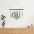 thumbnail image 4 of Verdor de eucalitto Artificial Decoración de Pared Colgante Vides Plantas de Pared Palo de Granja Boho Decoración de Pared Sala de Esta 17x12 pulgadas BLESIY Pared colgante verde, 4 of 8
