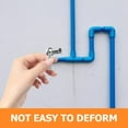 thumbnail image 3 of Luxshiny 4Pcs L Shape Ball Socket Connector Spring Steel Silver For DIY Enthusiasts, 3 of 8