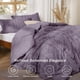 thumbnail image 2 of Juego de edredón Bedsure, estilo bohemio, tamaño queen, color morado grisáceo, 2 of 9