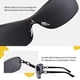 thumbnail image 4 of Gafas de sol OPTOFENDY Y2K sin montura con protección UV negra, 4 of 7