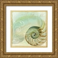 thumbnail image 1 of Sophie 6 20x20 Gold Ornate Wood Framed with Double Matting Museum Art Print Titled - The Sea II, 1 of 4