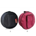 thumbnail image 4 of QualitChoice Drum Storage Organizer Compact-Size Diameter-40cm Case Holder Oxford Cloth Small Backpack Percussion Accessories Red, 4 of 6