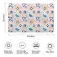 thumbnail image 1 of 20x32 Inch Ultra Soft Faux Bath Mat Non Slip Absorbent Microfiber Bathroom Rug, Colorful Bricks, Patterns, 1 of 3