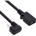thumbnail image 1 of HSHDLDF Micro USB Cable Micro USB 2.0 5-Pin Male to Female Data Extension Cable U Shape Angled, 1 of 7