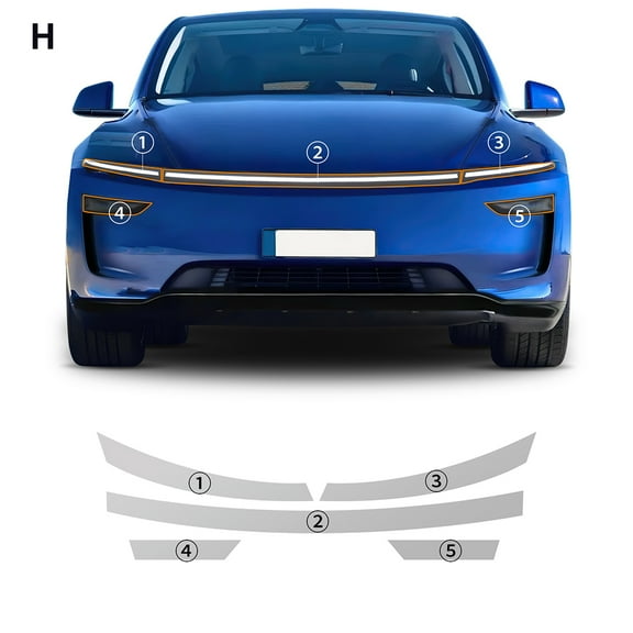 For Tesla Model Y Juniper Model y 2025 2026 TPU Car Headlight RearView B Pillars Film Paint Protection Anti-scratch Accessories.