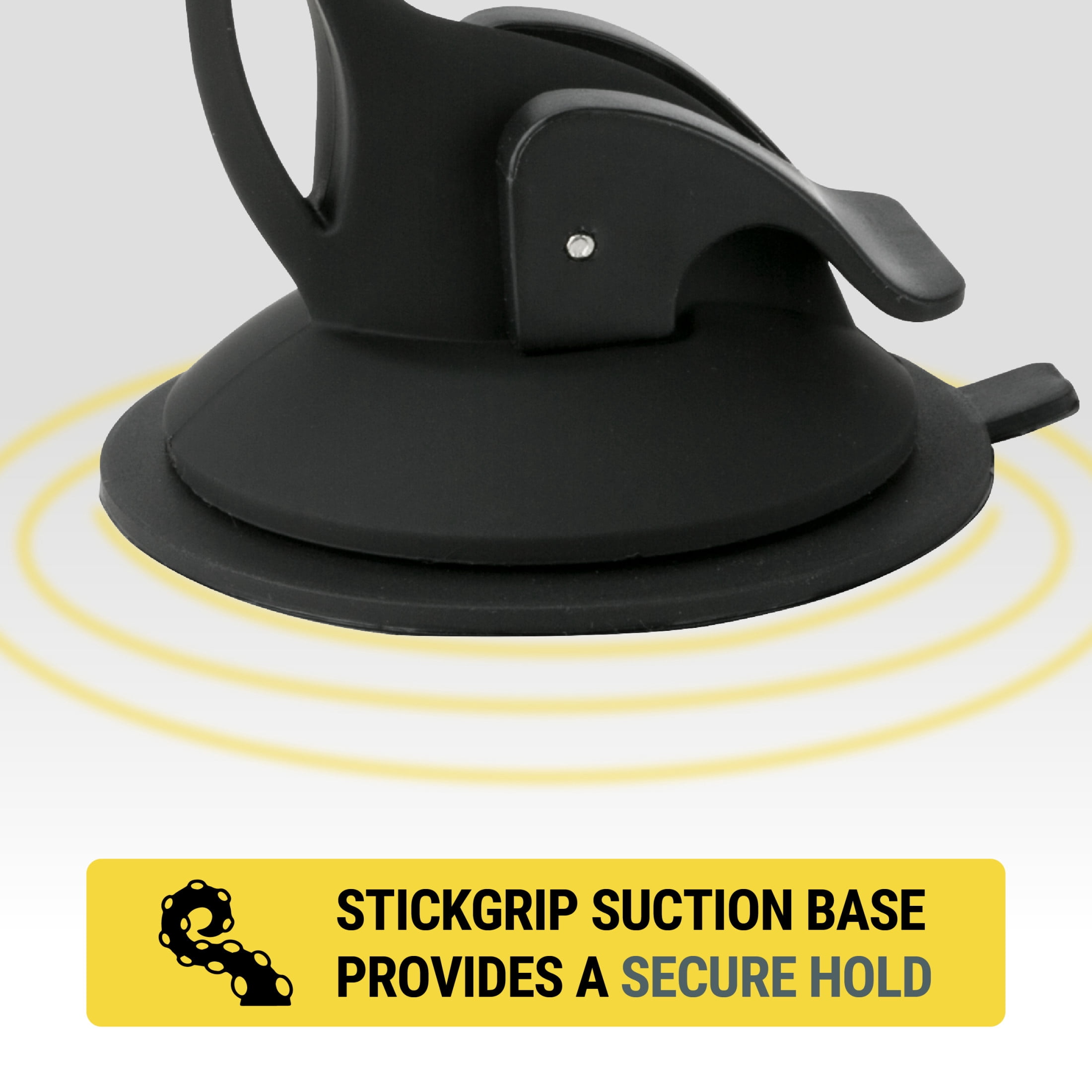 Scosche Universal 3-in-1 Vent/Windshield/Dashboard Suction Cup Window/ Vent Mount Black HDVM