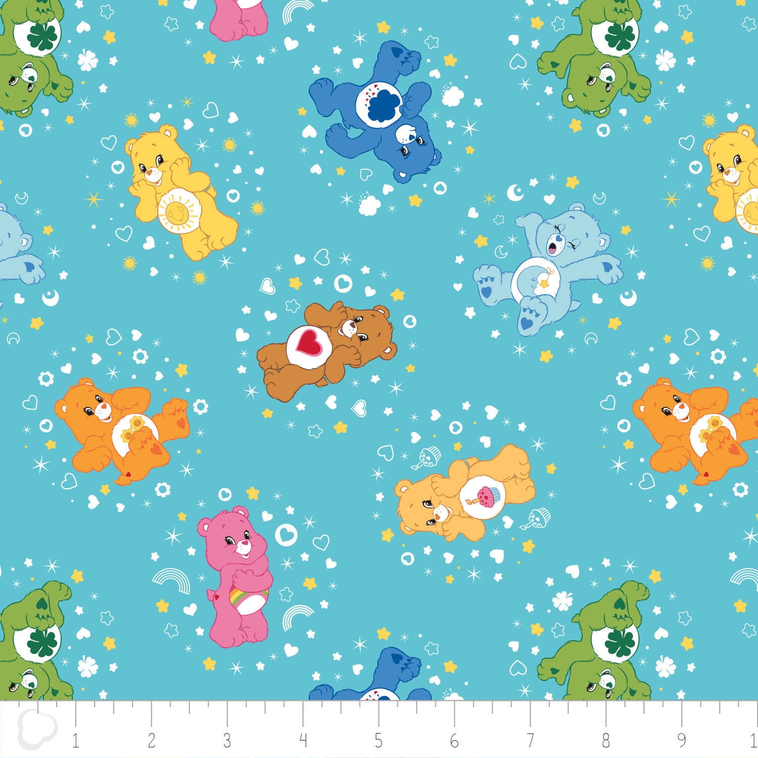 Details about   Care Bears Cotton Fabric Design a standard handcrafted pillowcase 