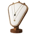 thumbnail image 1 of Multifunctional Wood Necklace Display Stand for Jewelry Storage and Organization, 1 of 7