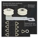thumbnail image 5 of 2X Kit de ReparacióN de Secadora 4392067 y Rueda Loca de Secadora W10837240, Polea Loca Compatible con 279640, Reemplaza 4392067VP 80047 587637, 5 of 5