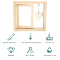 thumbnail image 4 of Luxshiny Family Portrait Frame Rotating Picture Frame Wooden with Rotating Design 1Pack, 4 of 8