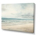 thumbnail image 2 of Designart "Serene Beach Horizon In Soft Colors II" Coastal Minimalism Canvas Prints, 2 of 7