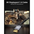 thumbnail image 2 of Cable DisplayPort JSAUX 1.4 4,5 m 8K @60Hz, 4K @144Hz, 2K @240Hz, 2 of 7