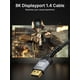 thumbnail image 2 of Cable DisplayPort JSAUX 1.4 4,5 m 8K @60Hz, 4K @144Hz, 2K @240Hz, 2 of 7