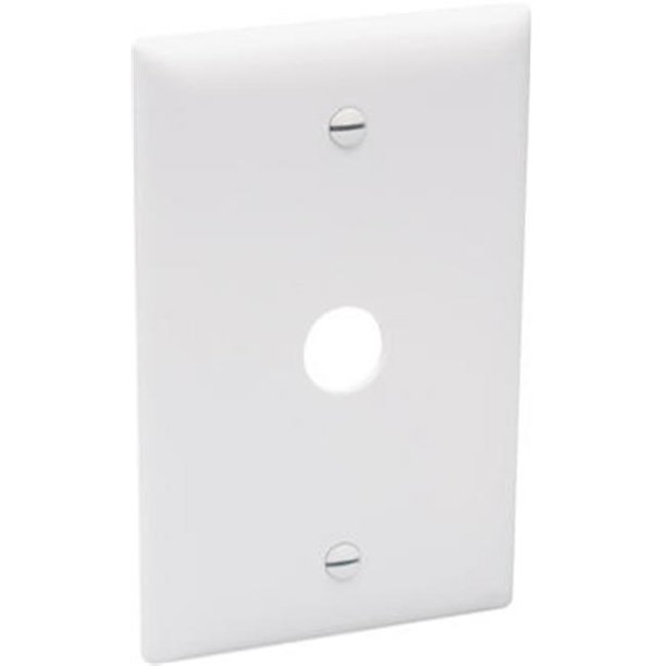 Pass & Seymour TP60W Thermoplastic Telephone Or Cable Outlet Wall Plate