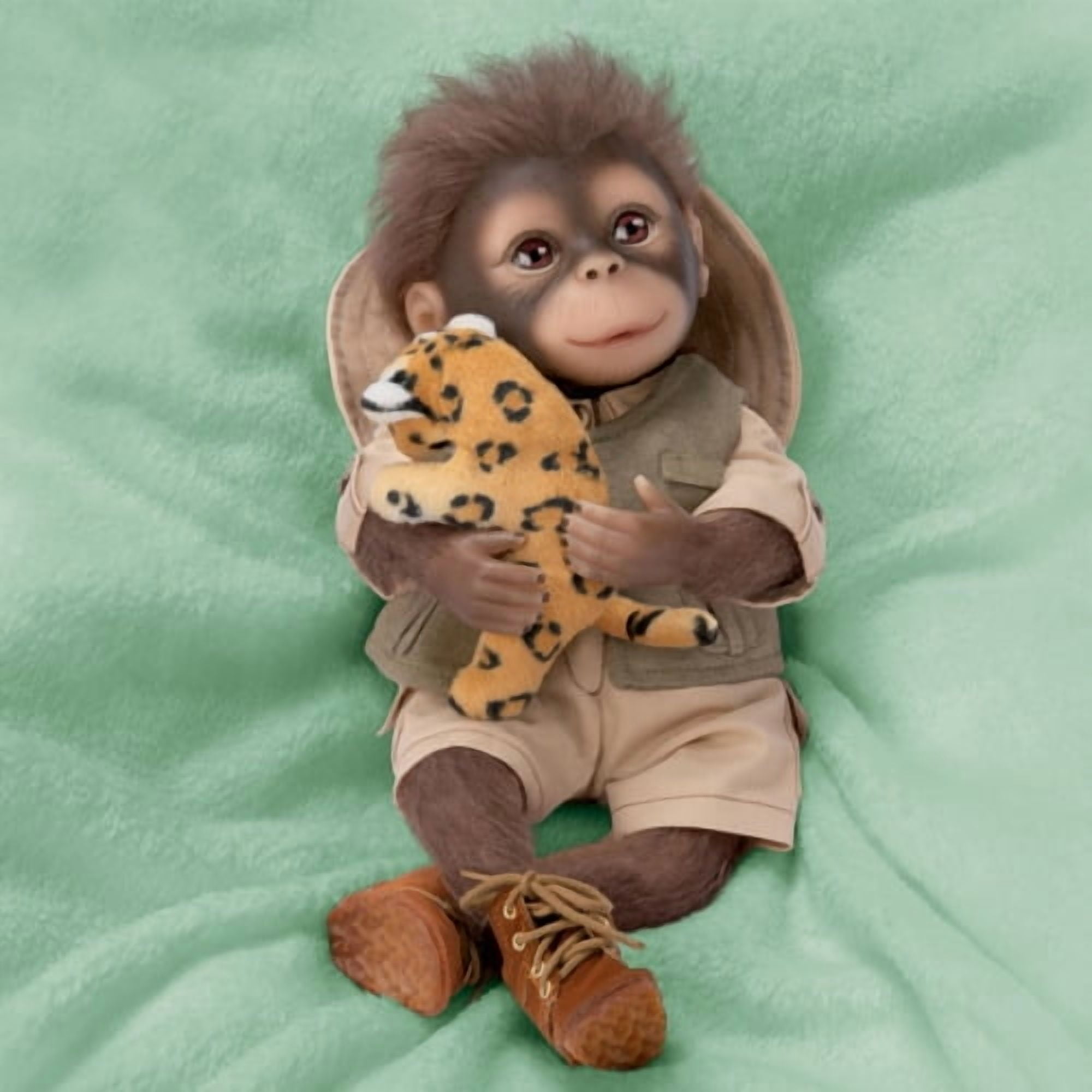Free Shipping! The Ashton - Drake Galleries Milo the Safari Monkey