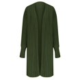 thumbnail image 5 of Penkiiy Womens Long Cardigan Sweaters 2024 Fall Open Front Coat Long Sleeve Cable Knit Maxi Outerwear Jacket Clothes M Army Green, 5 of 8