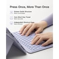 thumbnail image 4 of Funda con teclado Inateck para iPad Pro de 11 pulgadas, color morado, 4 of 7