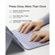 thumbnail image 4 of Funda con teclado Inateck para iPad Pro de 11 pulgadas, color morado, 4 of 7