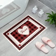thumbnail image 6 of Heart Valentines Doormat Outdoor Welcome Mat Front Door Mat Non-slip Washable Seasonal Holiday Floor Mat Indoor Outdoor for Valentines Day Anniversary Wdding Home Decor, 6 of 7